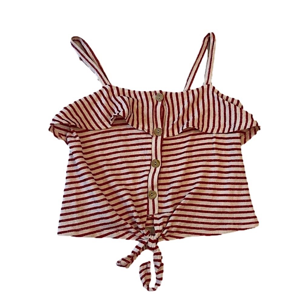 VICTORIA + Sophia Ruffle Tank Top